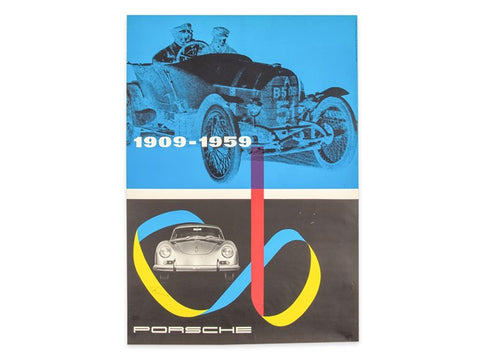 Porsche 1909-1959 50th Anniversary Poster