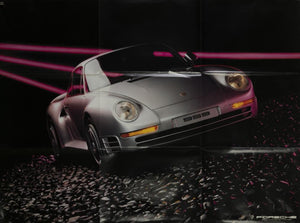 1986 Porsche 959/Model Range Brochure Poster