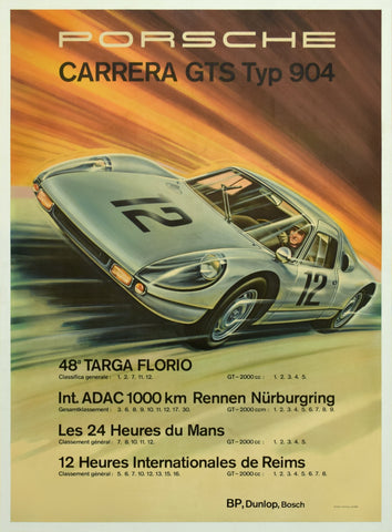 1964 Porsche Typ 904 GTS Poster