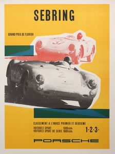 1957 Porsche Sebring Poster