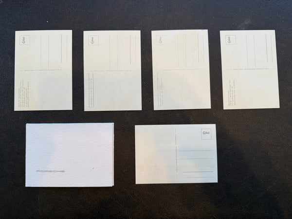 Original 1960s Porsche Postcard Set with Folder