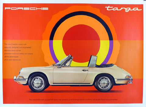 1967 Porsche Targa Showroom Poster