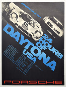 Daytona 24 Hours 1971 | 24 Hours Of Daytona | Vintage Car Posters