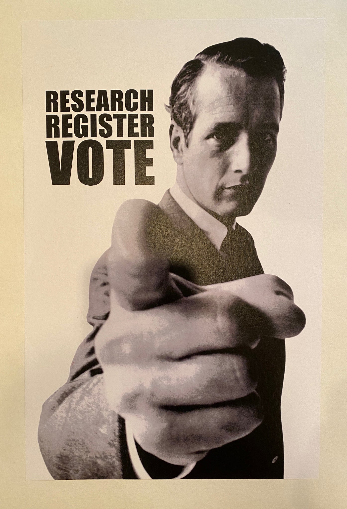 Paul Newman "Research Register Vote"
